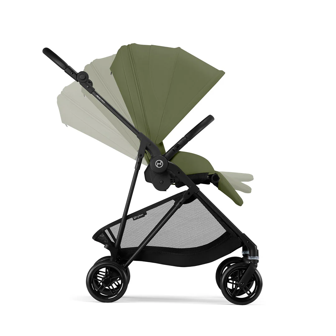 CYBEX Melio Carbon Pushchair - Moss Green - Image 9
