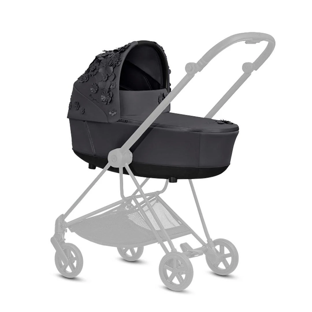 CYBEX Mios Lux Carrycot - Simply Flowers - Dream Grey - Image 2
