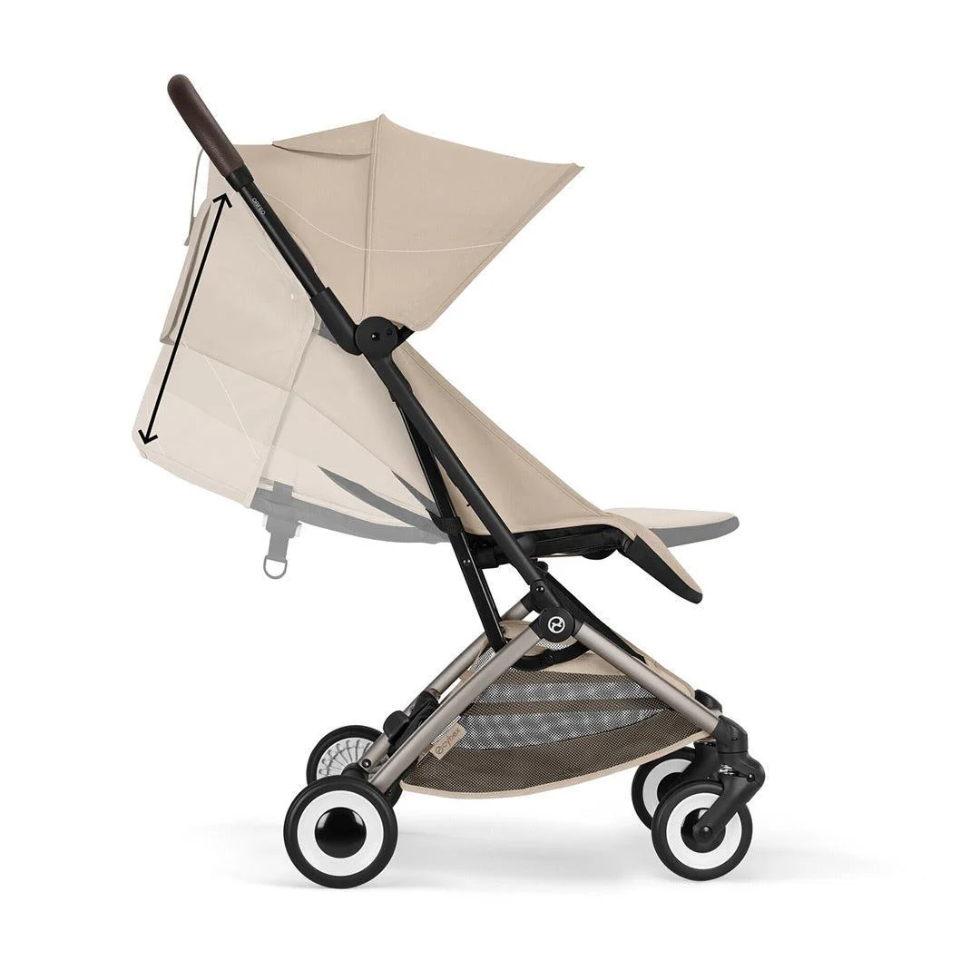 CYBEX Orfeo Compact Stroller - Almond Beige - Image 4