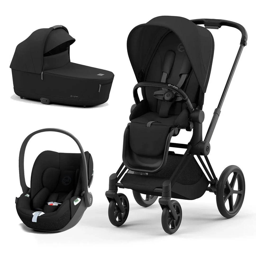 CYBEX Priam Cloud T Travel System - Sepia Black - Image 2