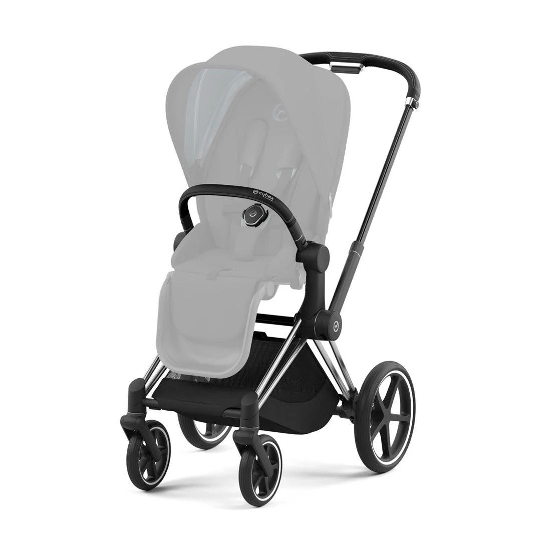 CYBEX Priam Frame + Seat Hardpart - Chrome Black
