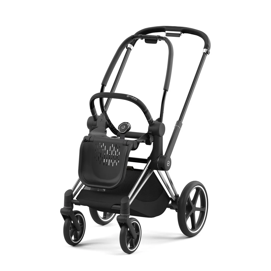 CYBEX Priam Frame + Seat Hardpart - Chrome Black - Image 2