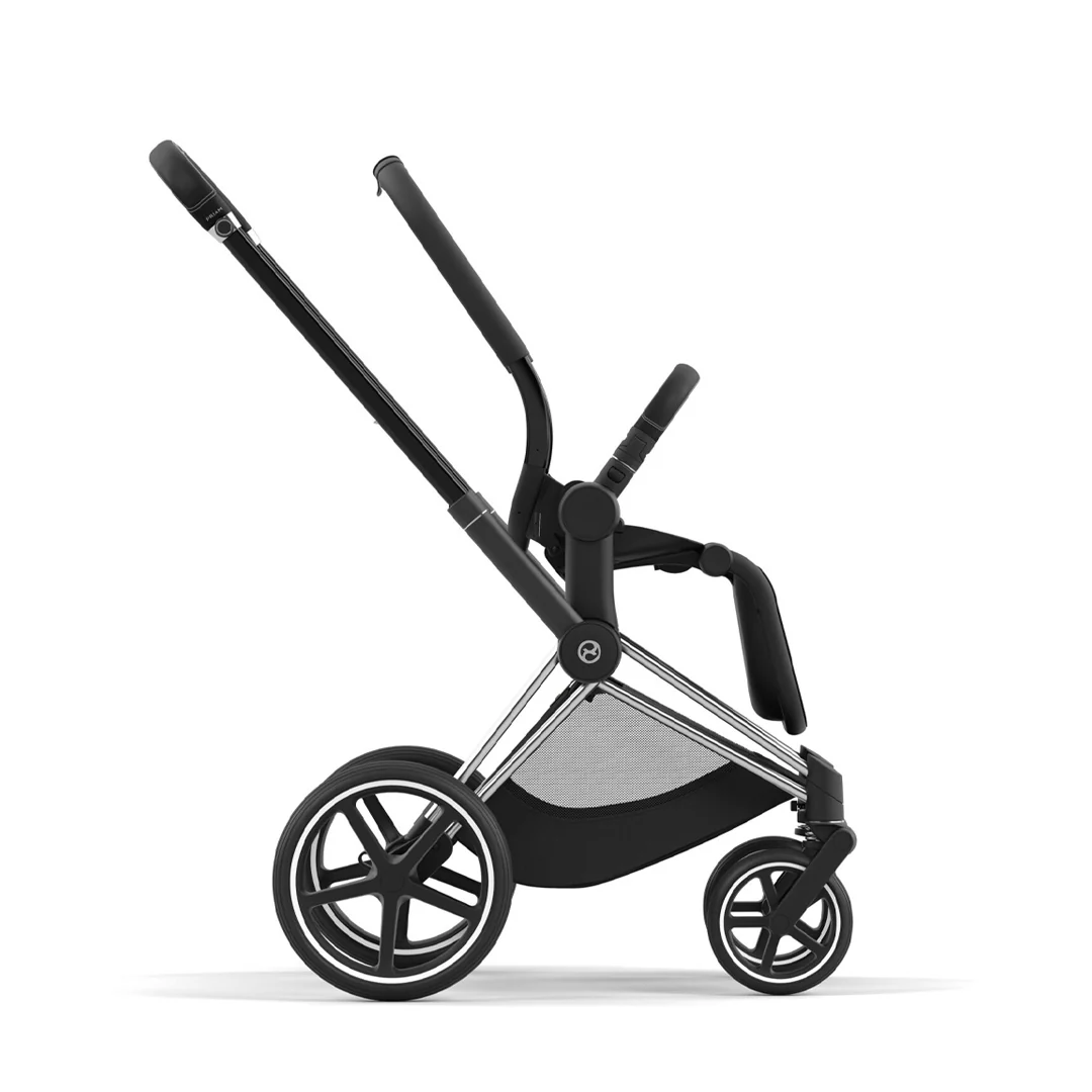 CYBEX Priam Frame + Seat Hardpart - Chrome Black - Image 4