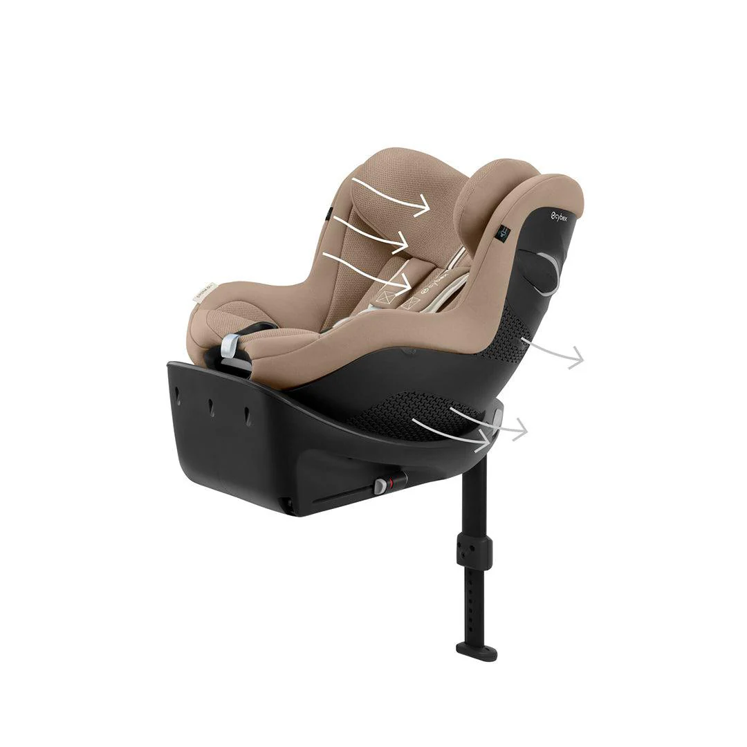 CYBEX Sirona Gi i-Size Plus Car Seat - Almond Beige - Image 8
