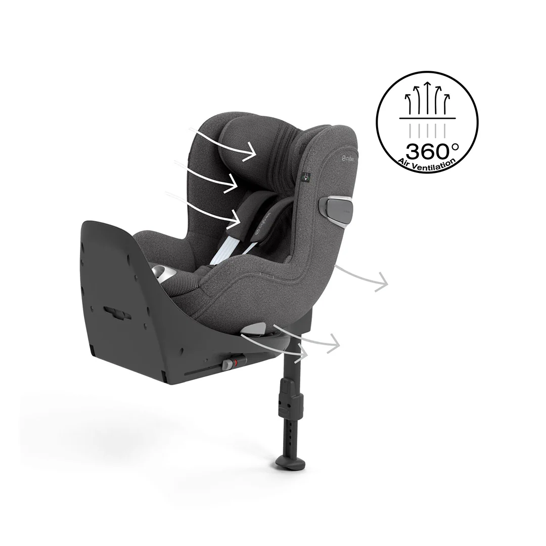 CYBEX Sirona T i-Size Plus Car Seat - Mirage Grey - Image 6