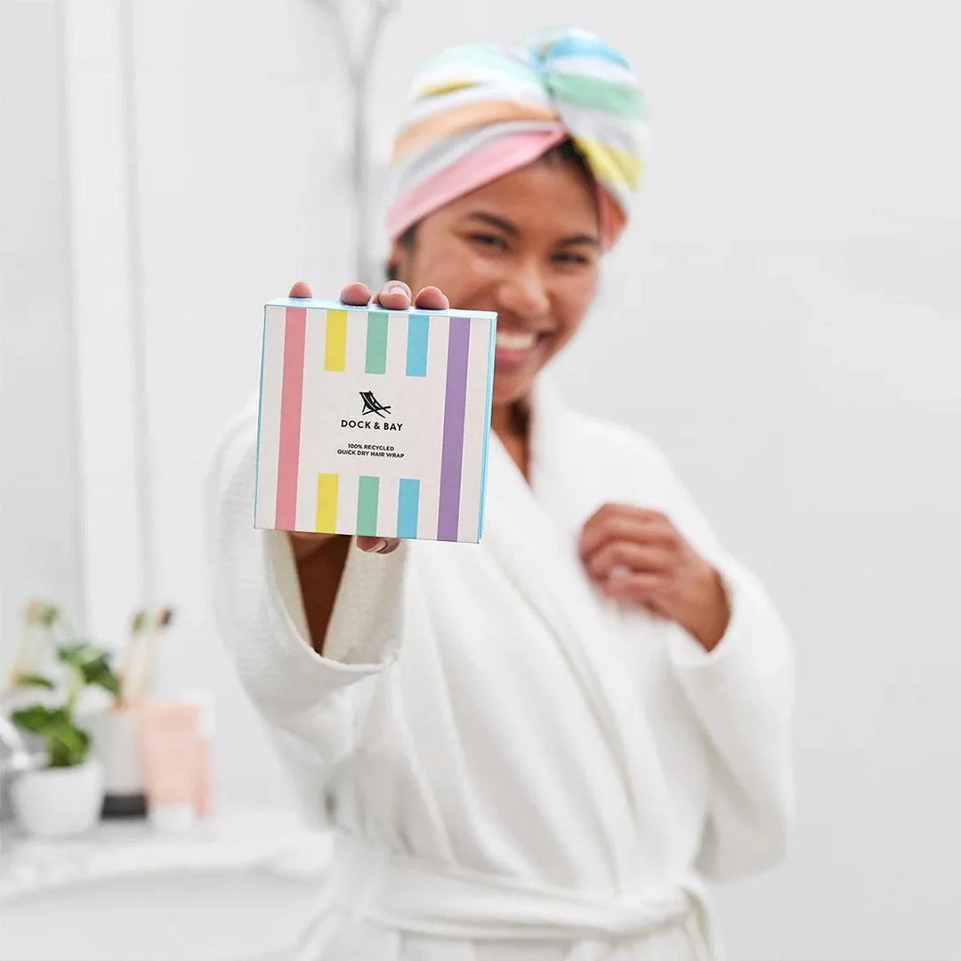 Dock & Bay Hair Wrap - Unicorn Waves - Image 2
