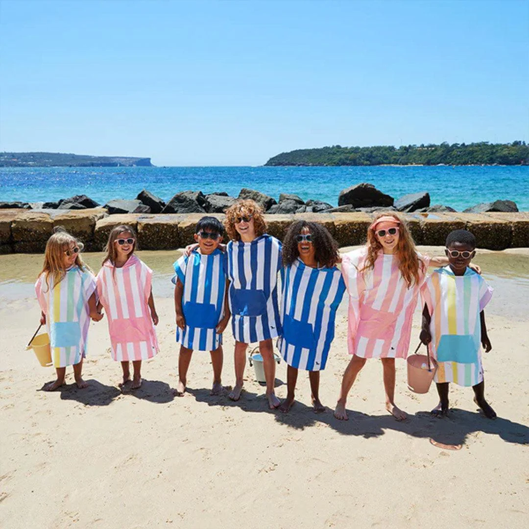 Dock & Bay Kid's Beach Poncho - Whitsunday Blue - Image 4