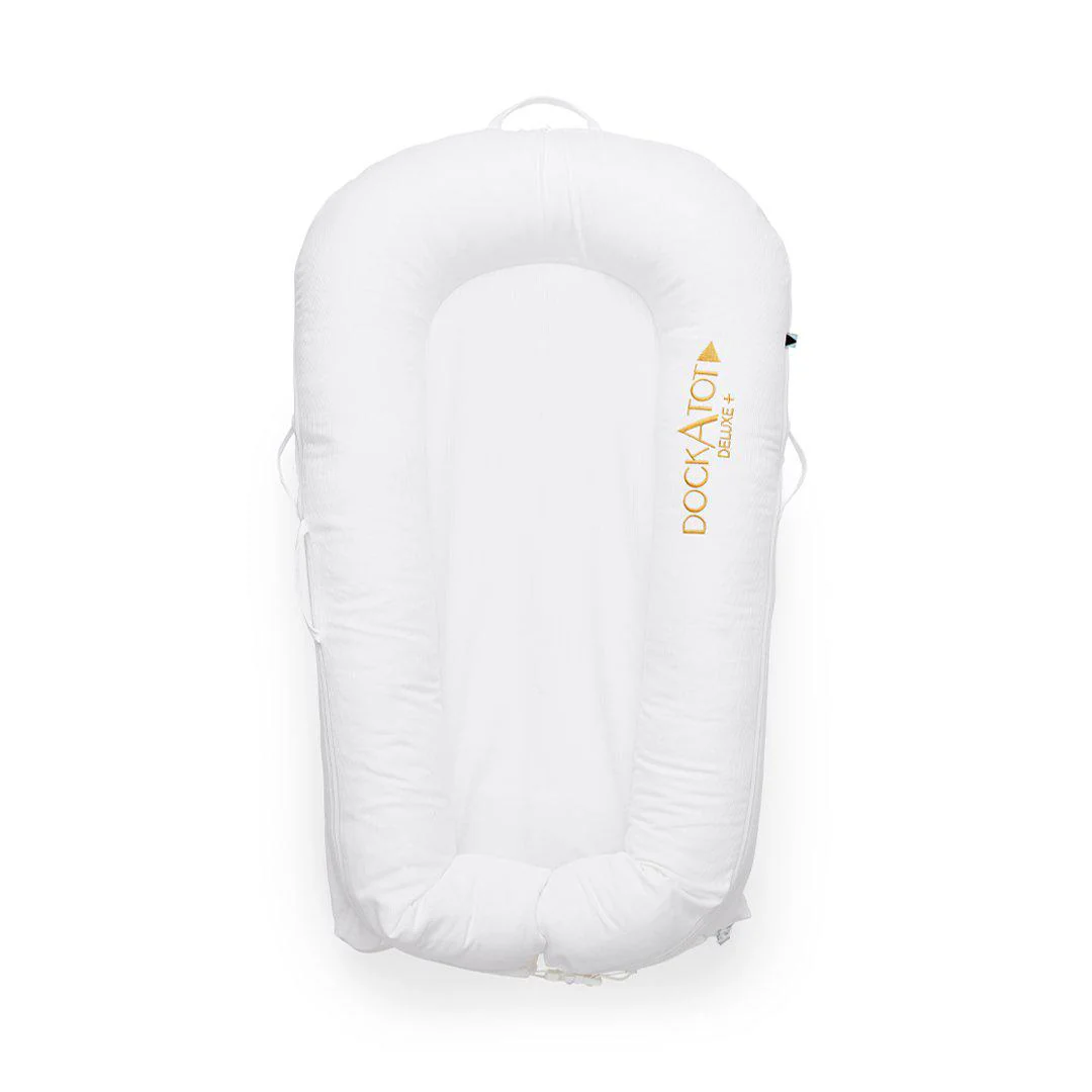 DockATot Deluxe+ Cover - Pristine White - Image 5