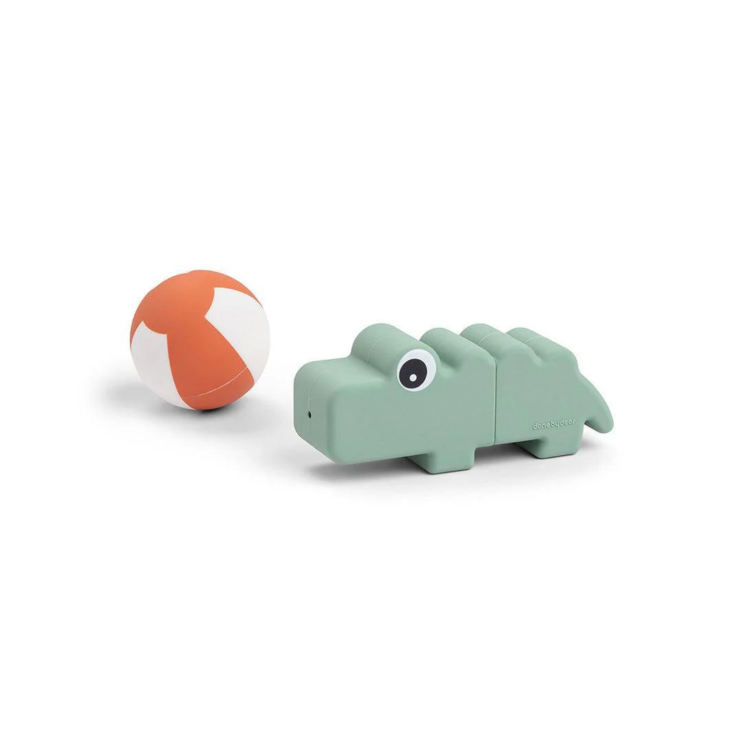 Done by Deer Bath Squirter Toy - Croco Green