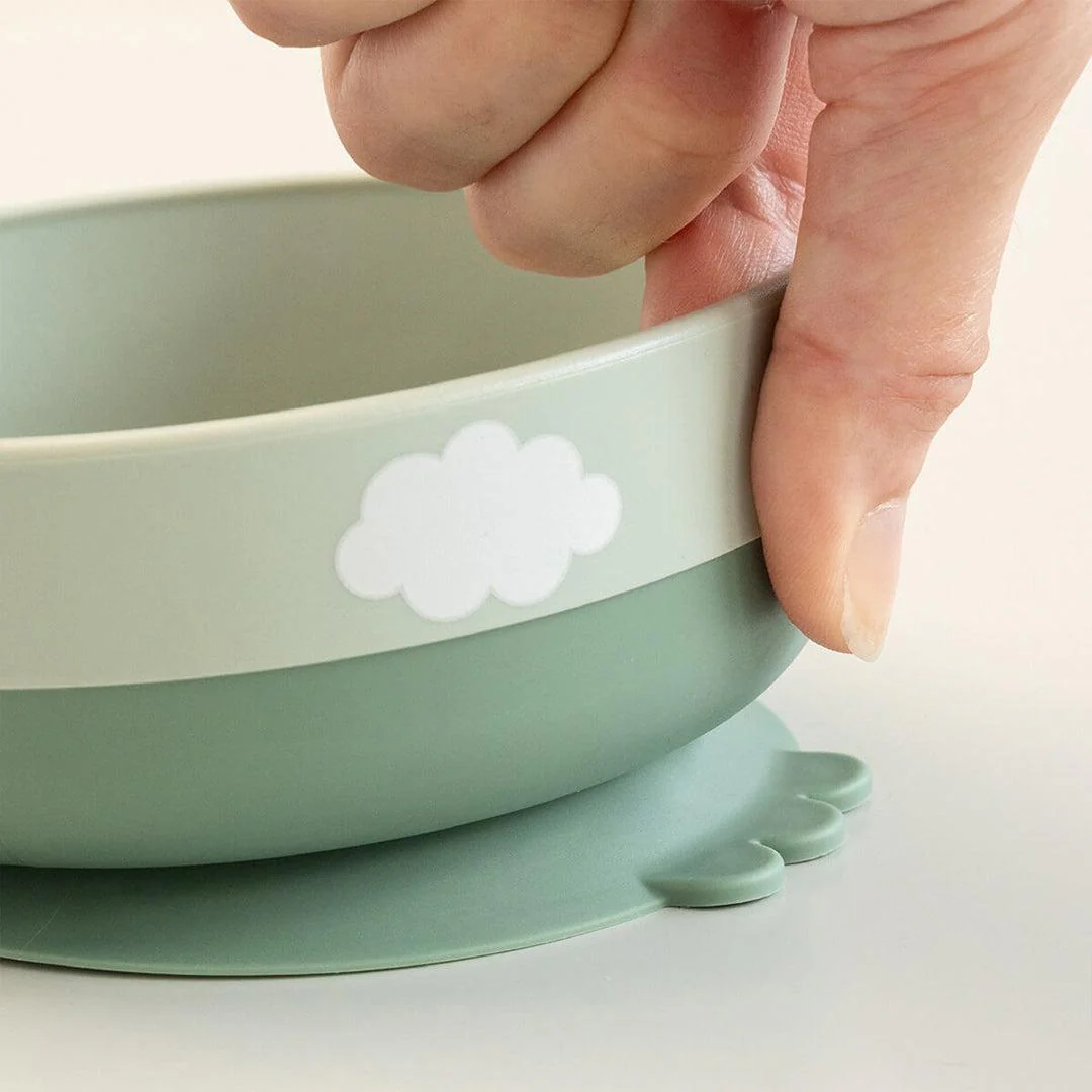 Done by Deer Foodie First Meal Set - Green - Happy Clouds - Image 4