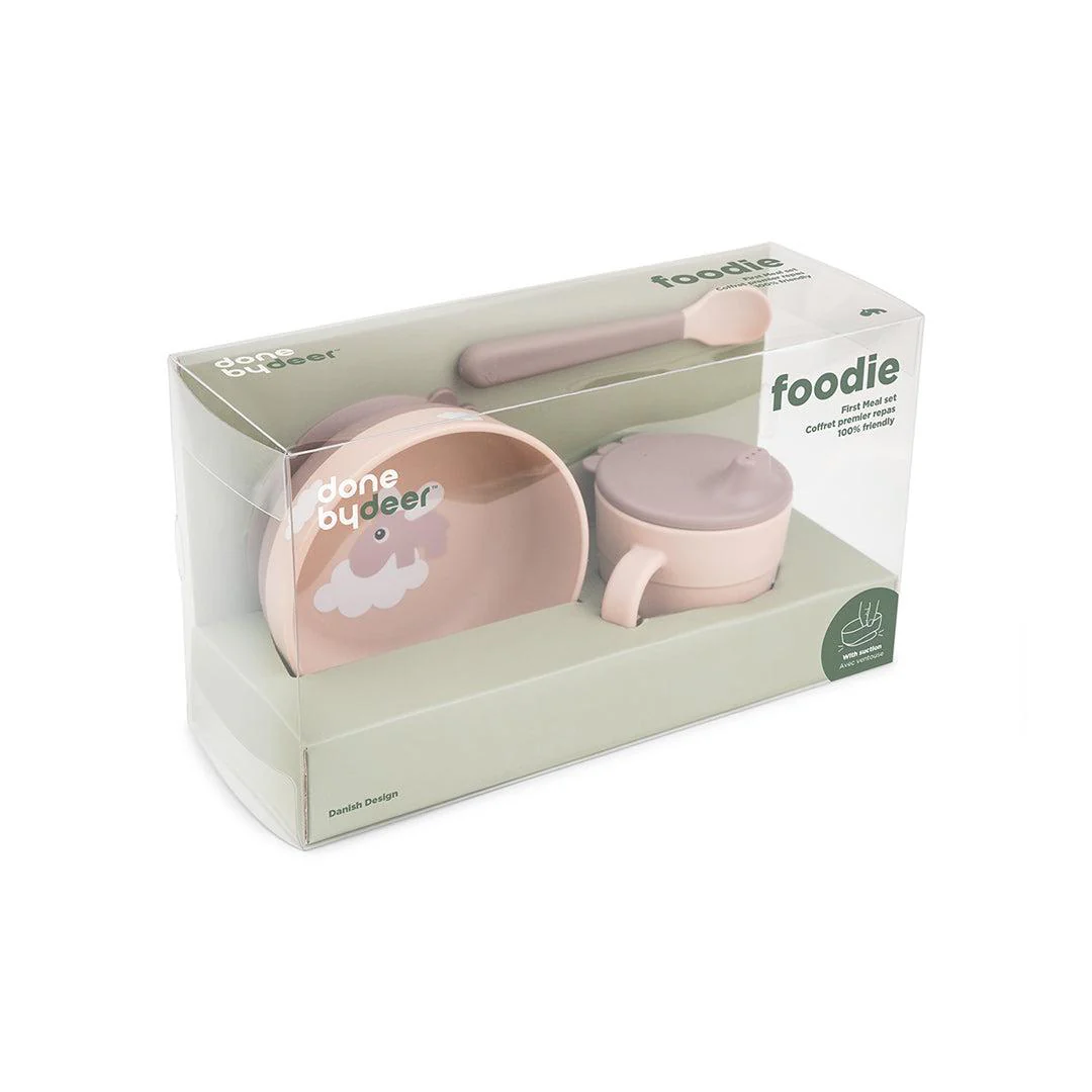 Done by Deer Foodie First Meal Set - Powder - Happy Clouds - Image 10