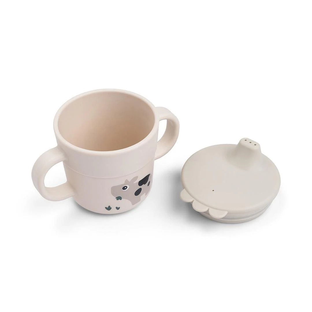 Done By Deer Foodie Spout Cup - Tiny Farm Sand - Image 2