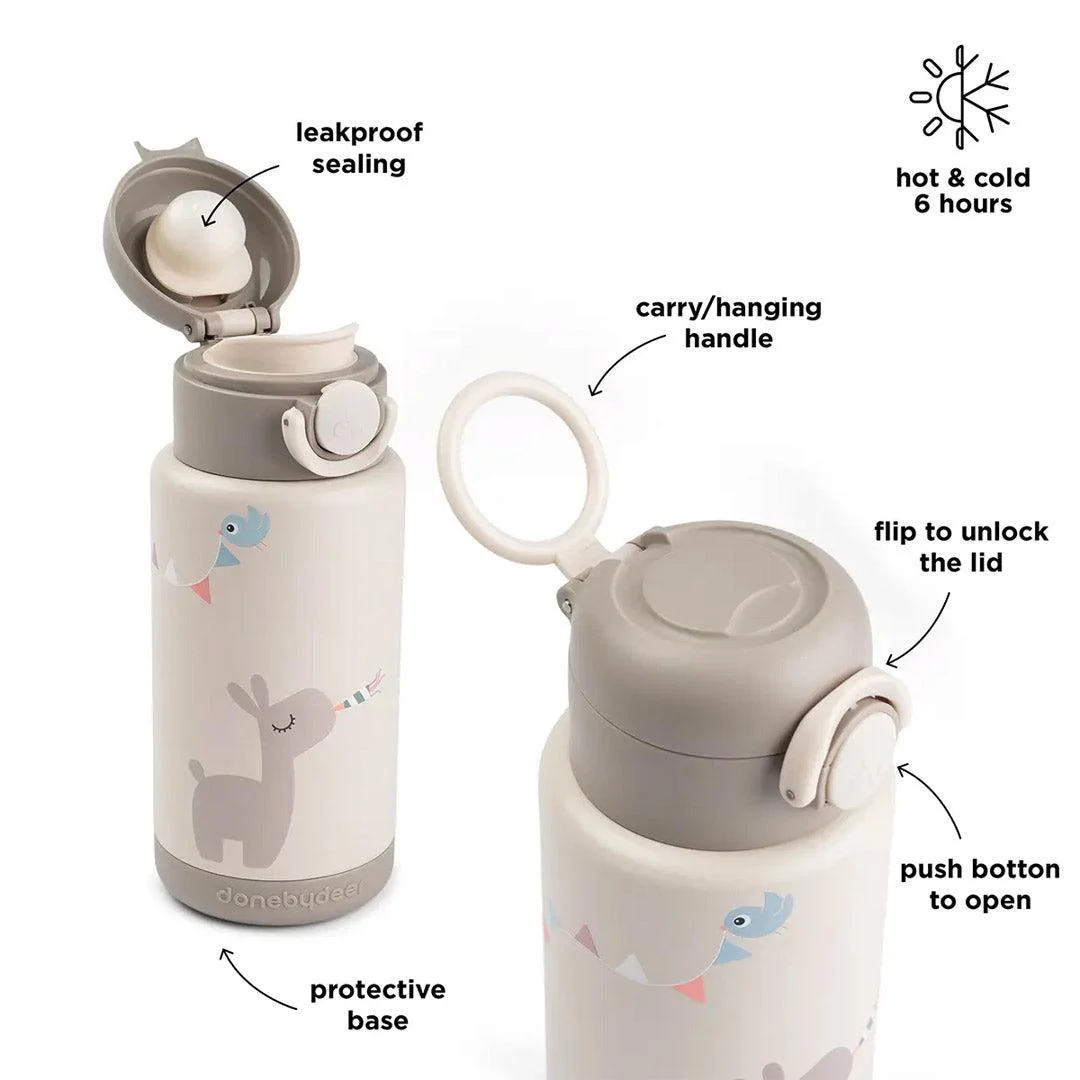 Done by Deer Insulated Bottle - Celebration Sand - Image 3