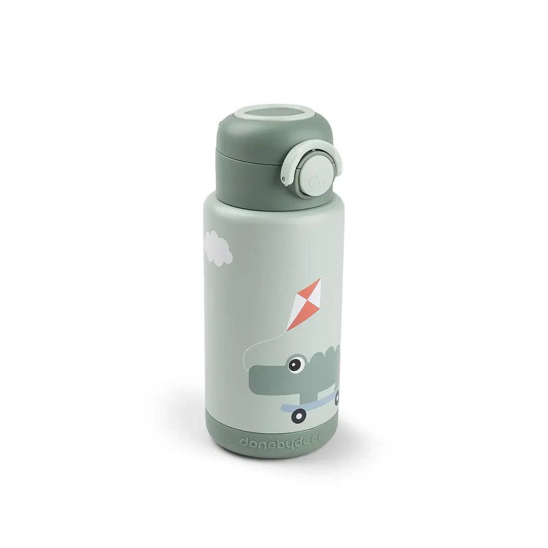 Done by Deer Insulated Bottle - Playground Green
