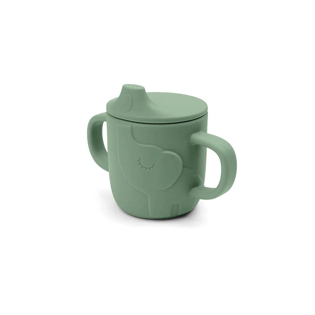 Done by Deer Peekaboo Spout Cup - Elphee - Green