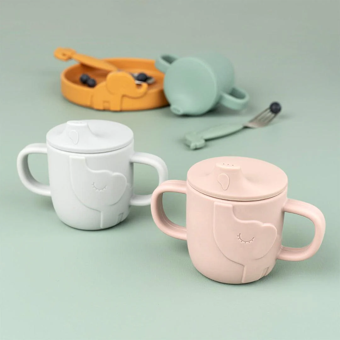 Done by Deer Peekaboo Spout Cup - Elphee - Powder - Image 2