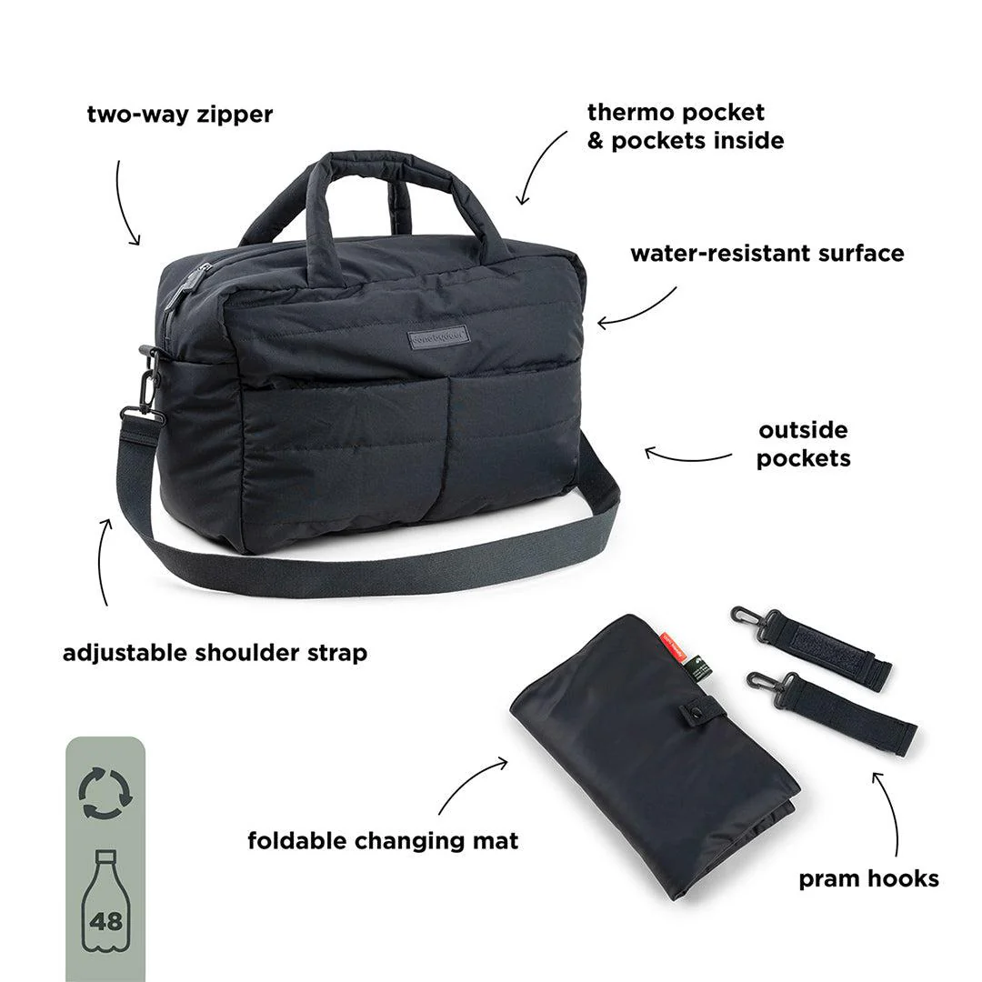 Done by Deer Quilted Changing Bag - Black - Image 6