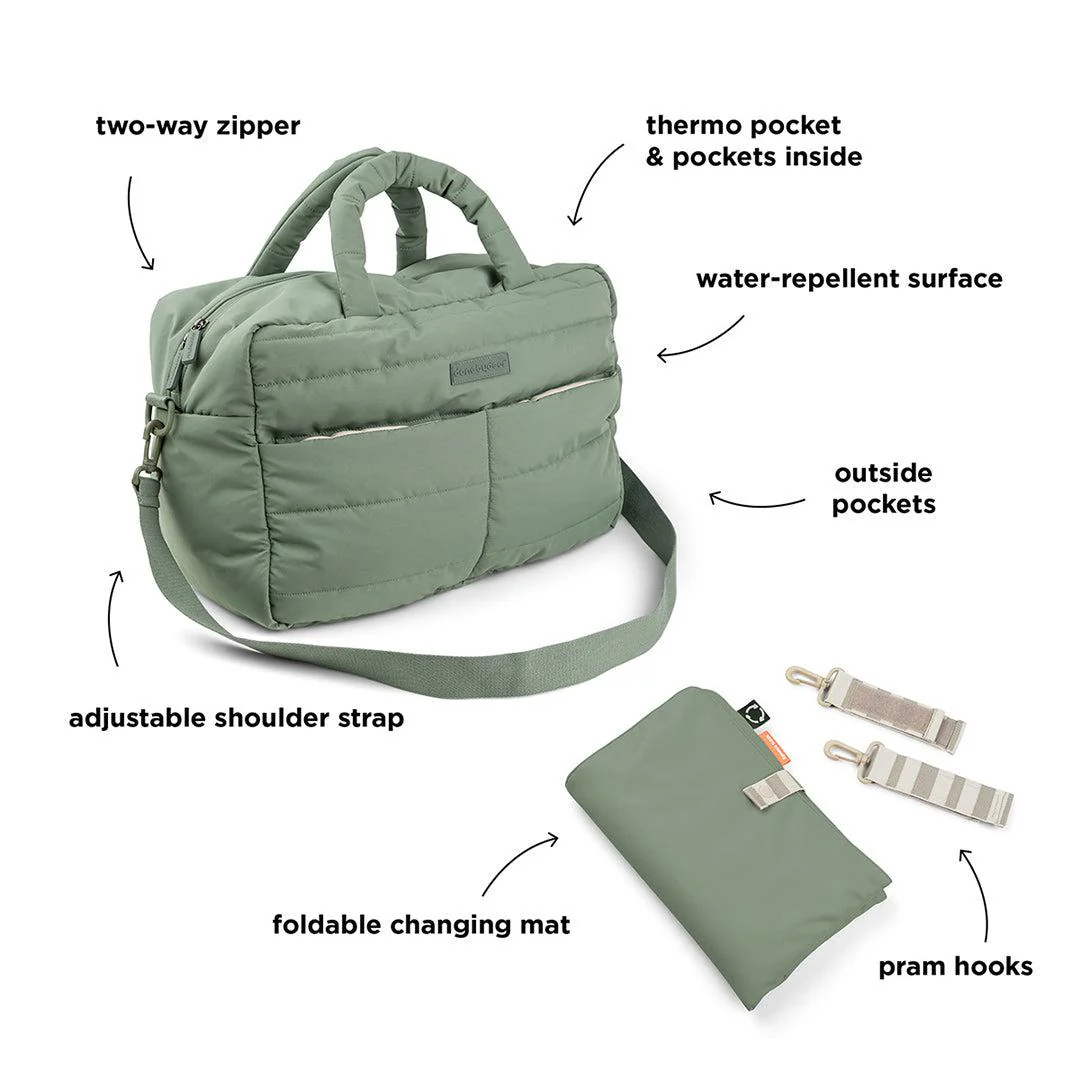 Done by Deer Quilted Changing Bag - Green - Image 2
