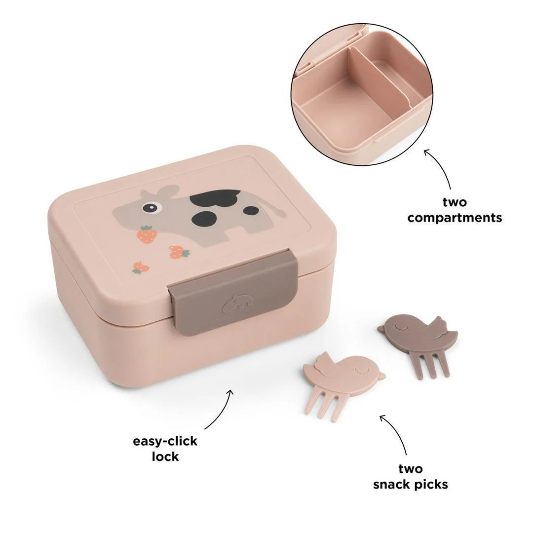 Done by Deer Tiny Lunch Box With Snack Picks - Tiny Farm Powder - Image 6