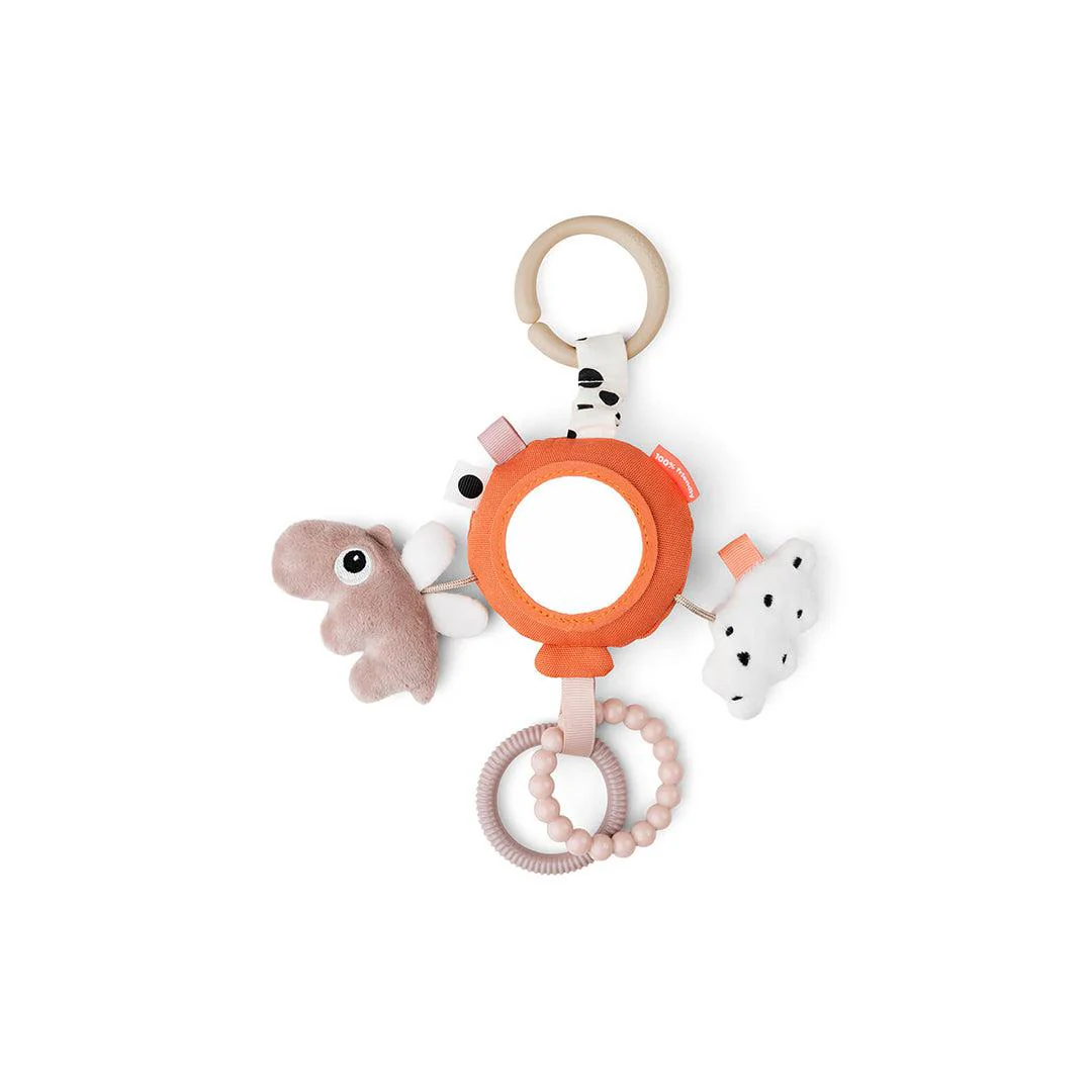 Done by Deer To Go Activity Mirror - Papaya - Happy Clouds