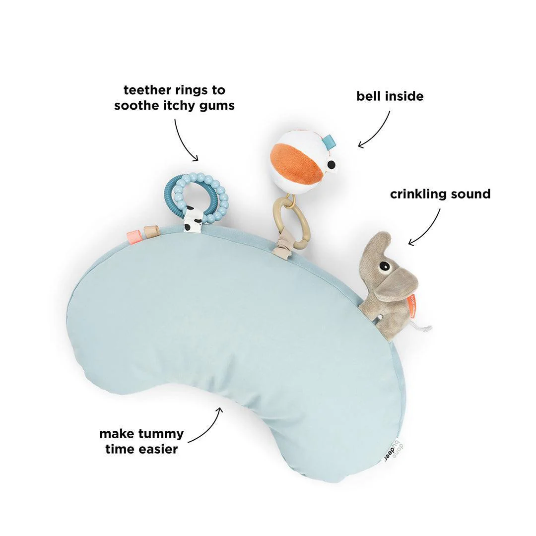 Done By Deer Tummy Time Activity Pillow - Playground Blue - Image 2
