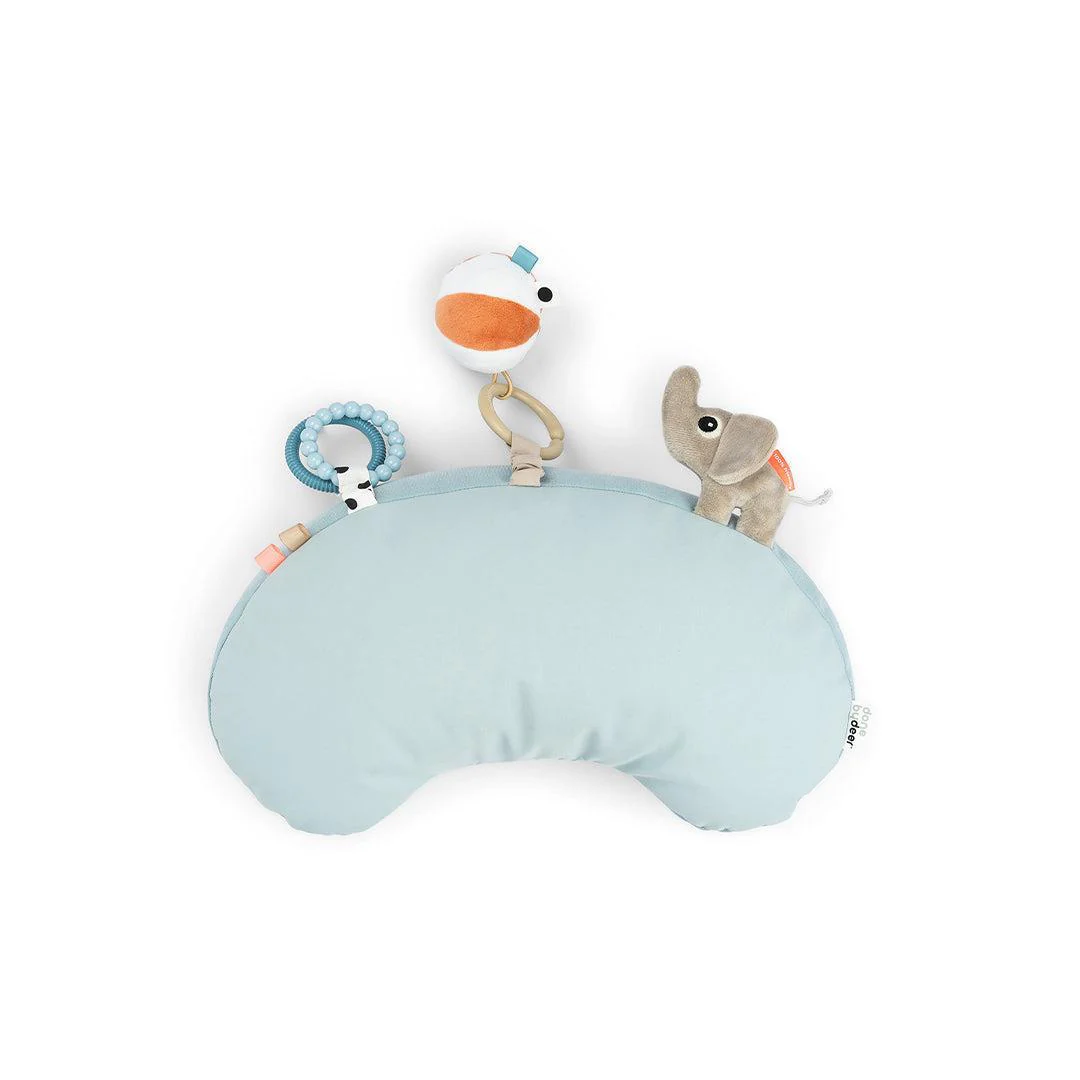 Done By Deer Tummy Time Activity Pillow - Playground Blue - Image 3