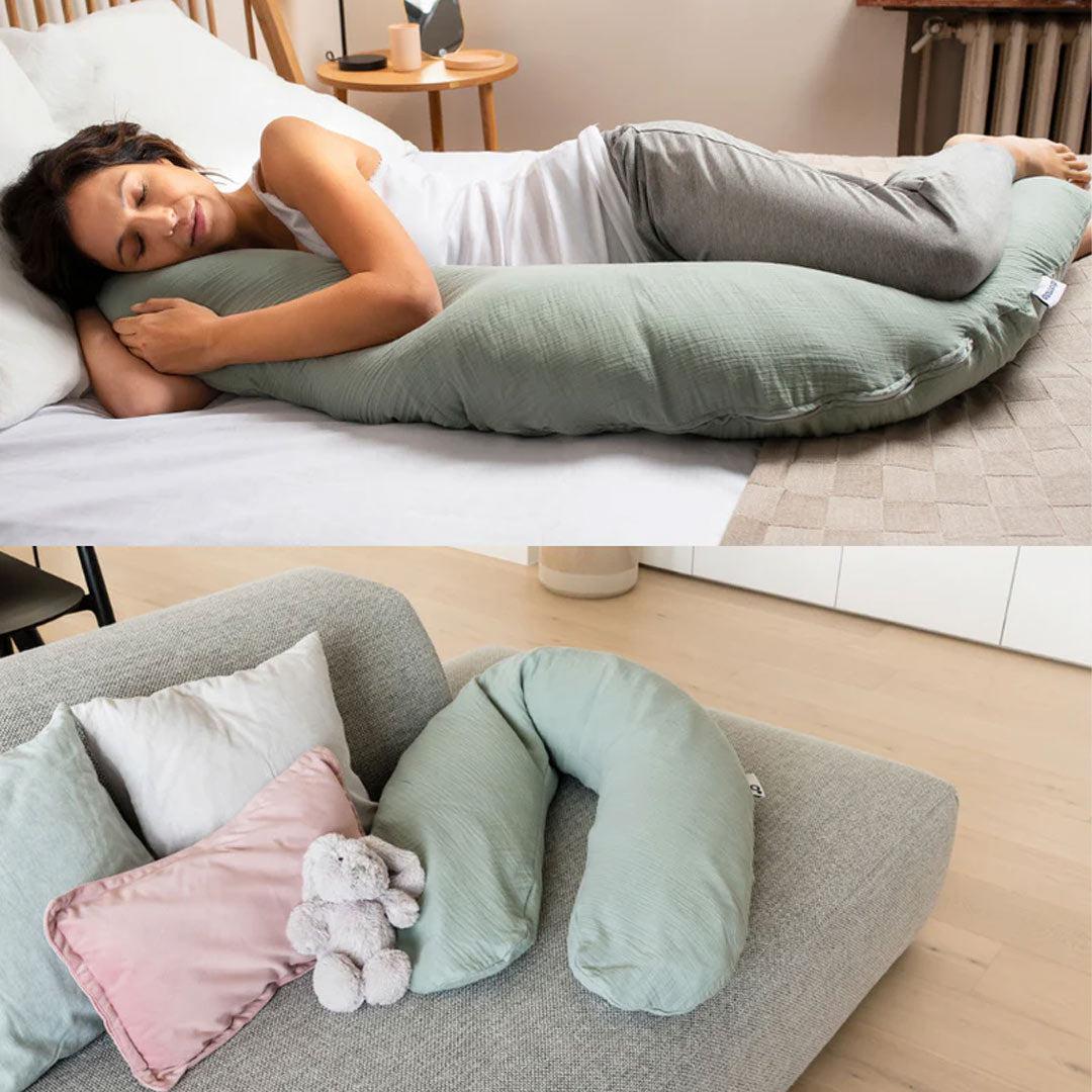 Doomoo Comfy Big Maternity Pillow - Green - Image 3