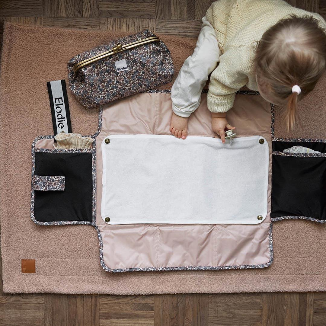 Elodie Details Zip & Go Stroller Organiser - Blue Garden - Image 3