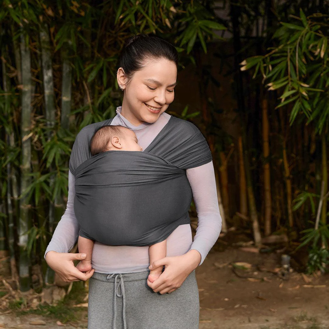 Ergobaby Aura Wrap - Soft Black - Image 10