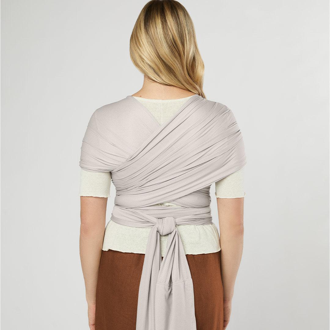 Ergobaby Aura Wrap - Sustainable Mesh - Soft Grey - Image 11