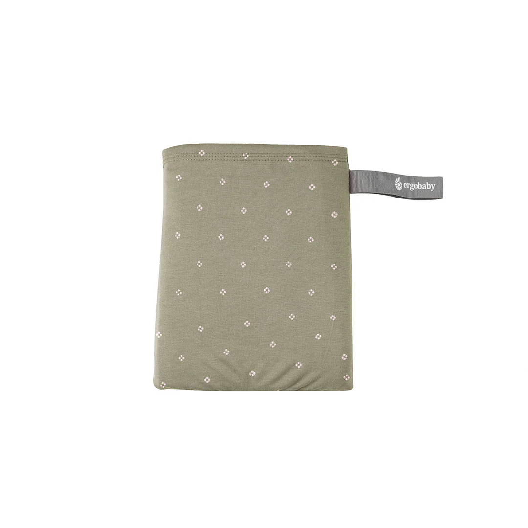 Ergobaby Aura Wrap - Sustainable Knit - Olive Diamonds - Image 12