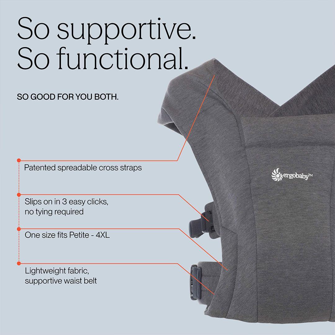 Ergobaby Embrace Carrier - Heather Grey - Image 4
