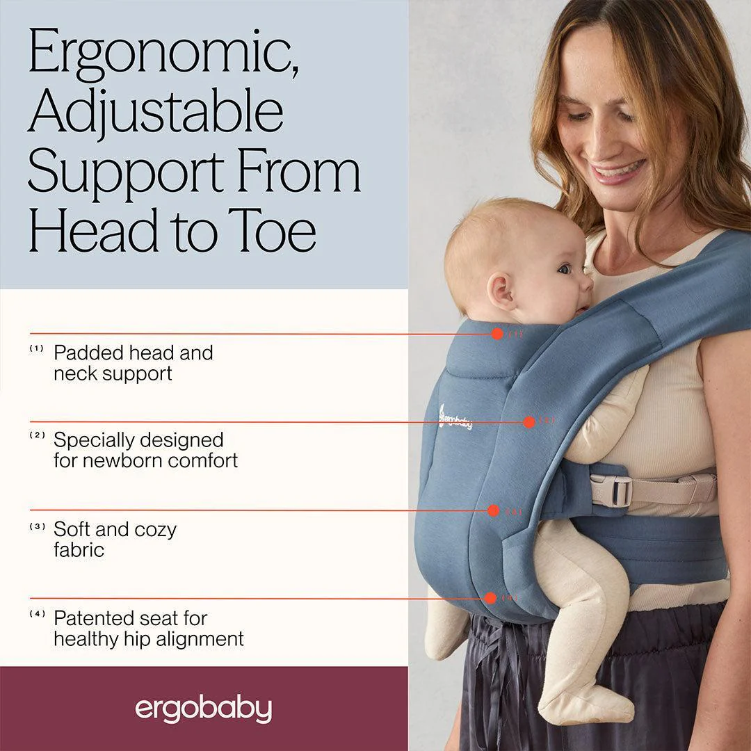 Ergobaby Embrace Carrier - Oxford Blue - Image 3