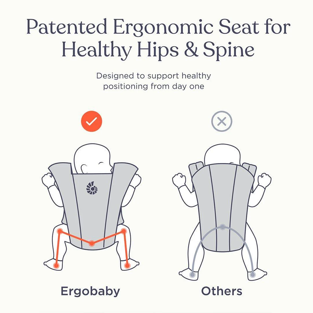 Ergobaby Embrace Carrier - Soft Air Mesh - Soft Grey - Image 11