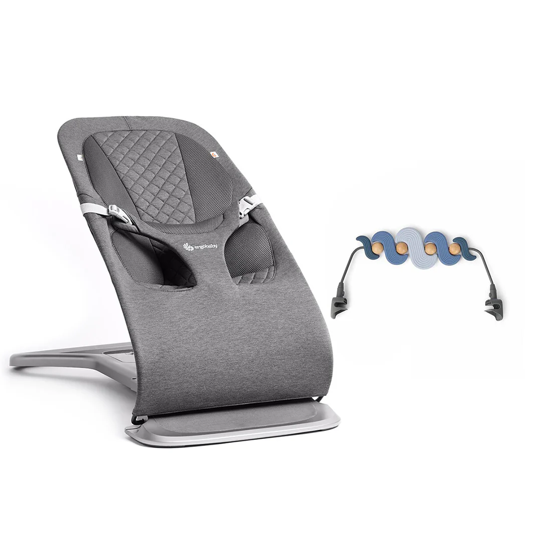 Ergobaby Evolve 3-in-1 Bouncer - Charcoal Grey - Image 12