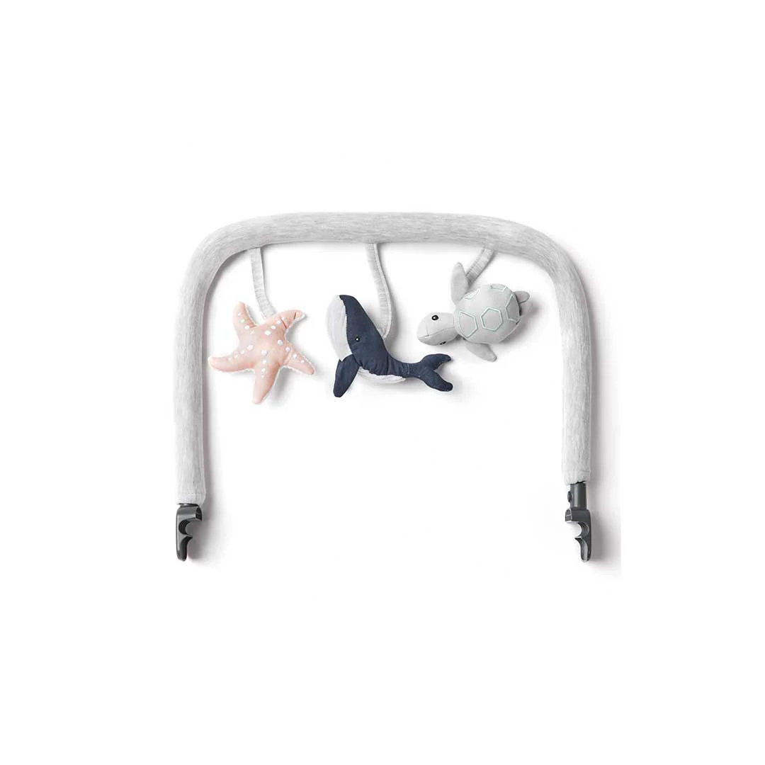Ergobaby Evolve Bouncer Toy Bar - Ocean Wonders - Grey