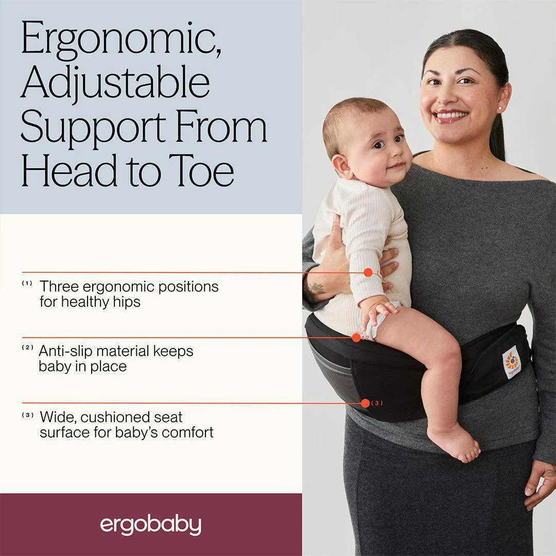 Ergobaby Lift Hip Seat - Onyx Black - Image 3
