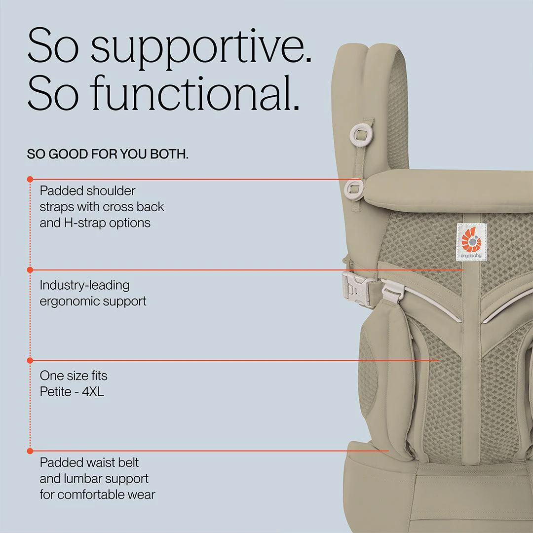 Ergobaby Omni Classic Carrier - Mesh - Soft Olive - Image 4