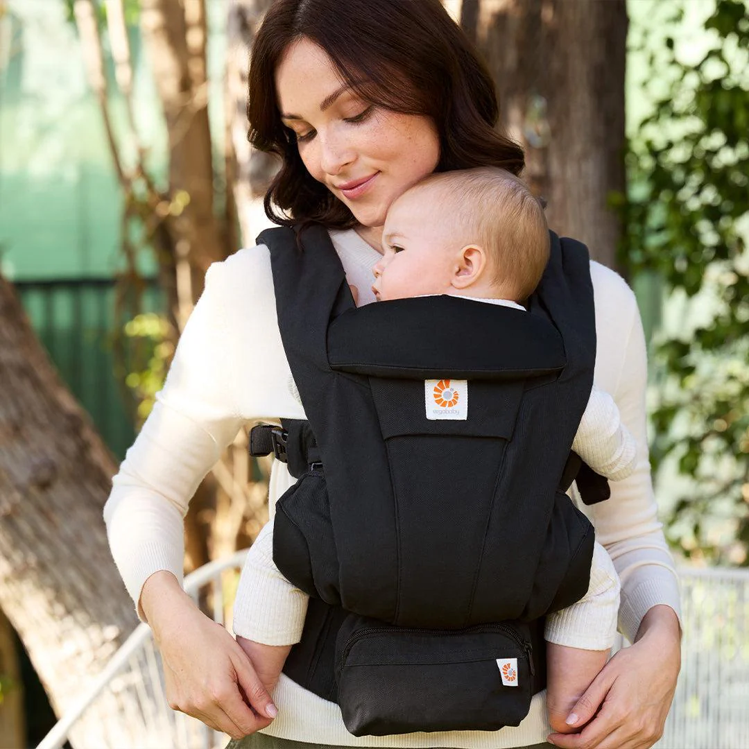 Ergobaby Omni Deluxe Carrier - Cotton - Onyx Black - Image 11