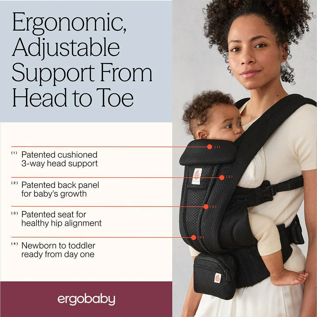 Ergobaby Omni Deluxe Carrier - Mesh - Onyx Black - Image 3