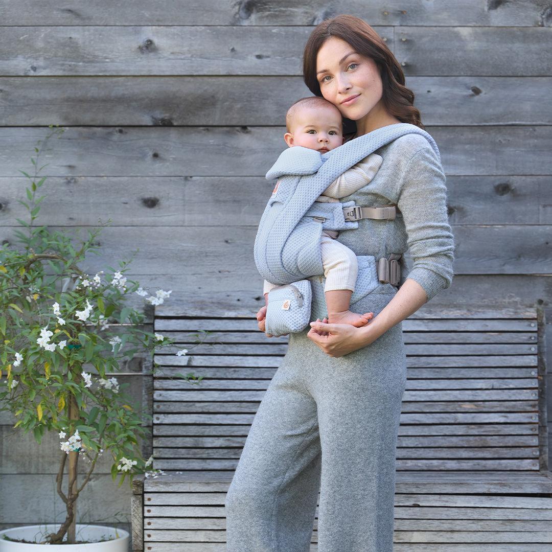 Ergobaby Omni Deluxe Carrier - Mesh - Serene Blue - Image 10