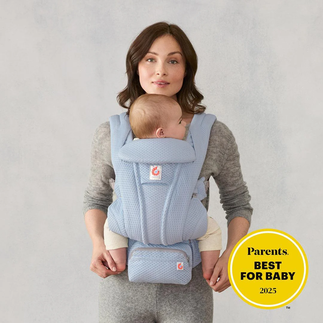 Ergobaby Omni Deluxe Carrier - Mesh - Serene Blue - Image 2