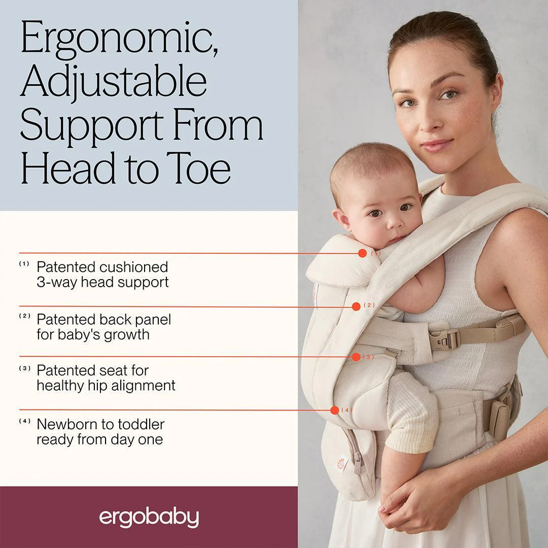 Ergobaby Omni Deluxe Carrier - Natural Linen - Image 3
