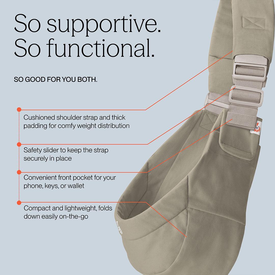 Ergobaby Upsie Sling Carrier - Soft Olive - Image 4