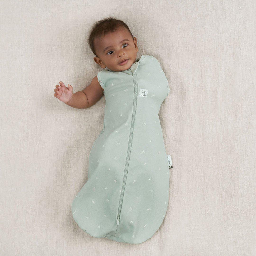 ergoPouch Organic All Year Cocoon Swaddle Sleeping Bag - Sage - 1.0 TOG - Image 8