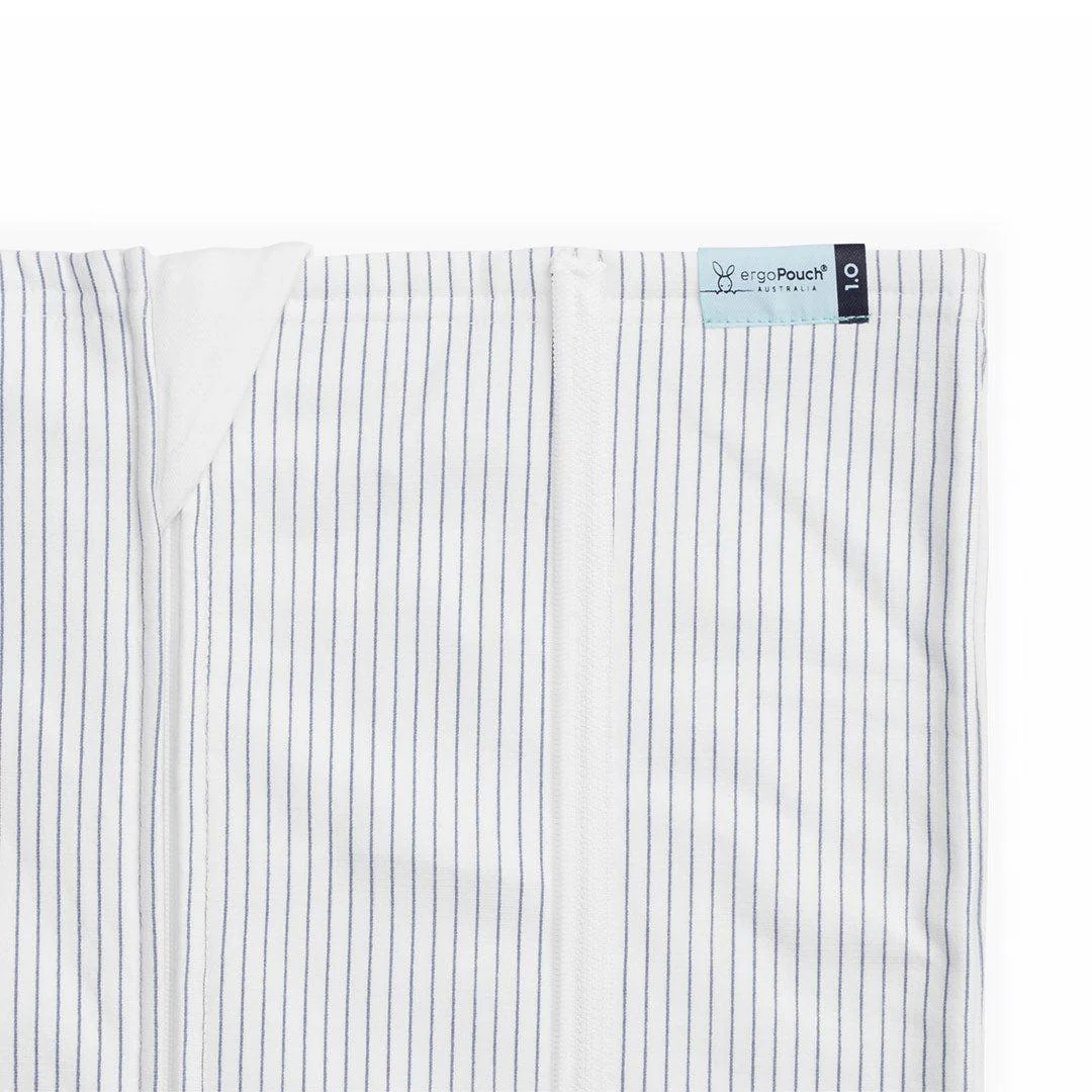 ergoPouch Organic HugMe Blanket - 0.2 & 1.0 TOG - Midnight Blue Stripe - Image 8