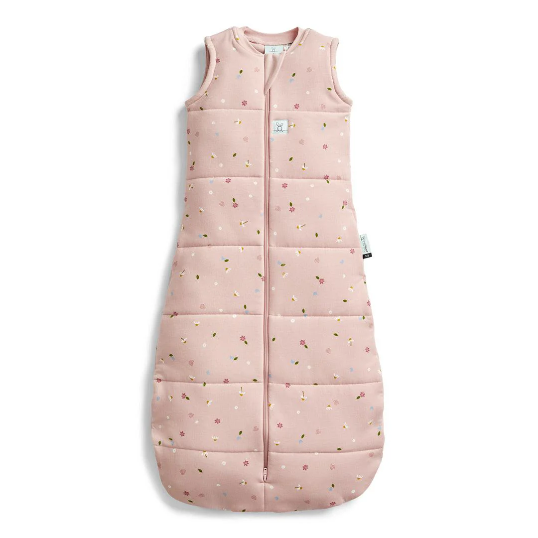 ergoPouch Organic Winter Sleeping Bag - 2.5 TOG - Pink Daisies
