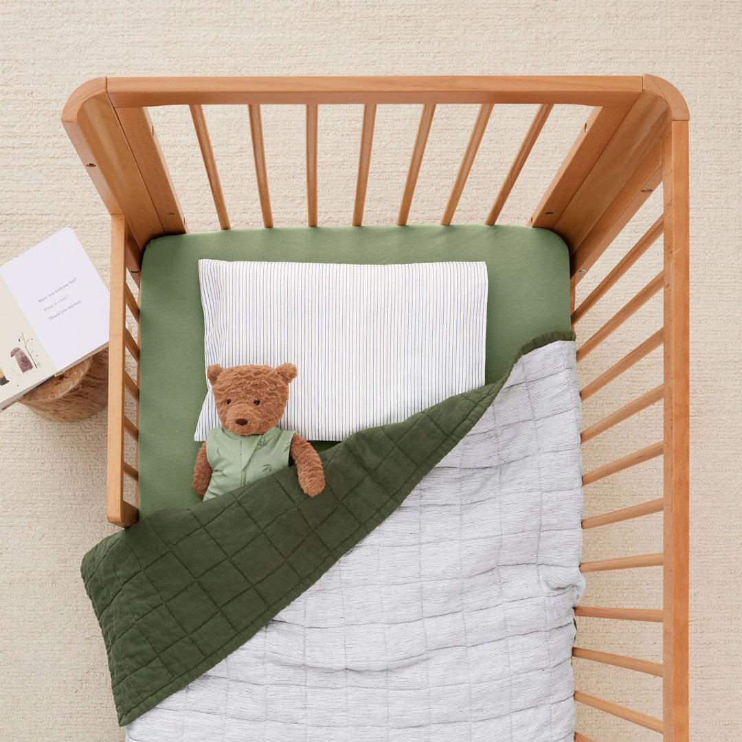 ergoPouch - Organic Toddler Pillow & Case - 0.3 TOG - Midnight Stripe - Image 3