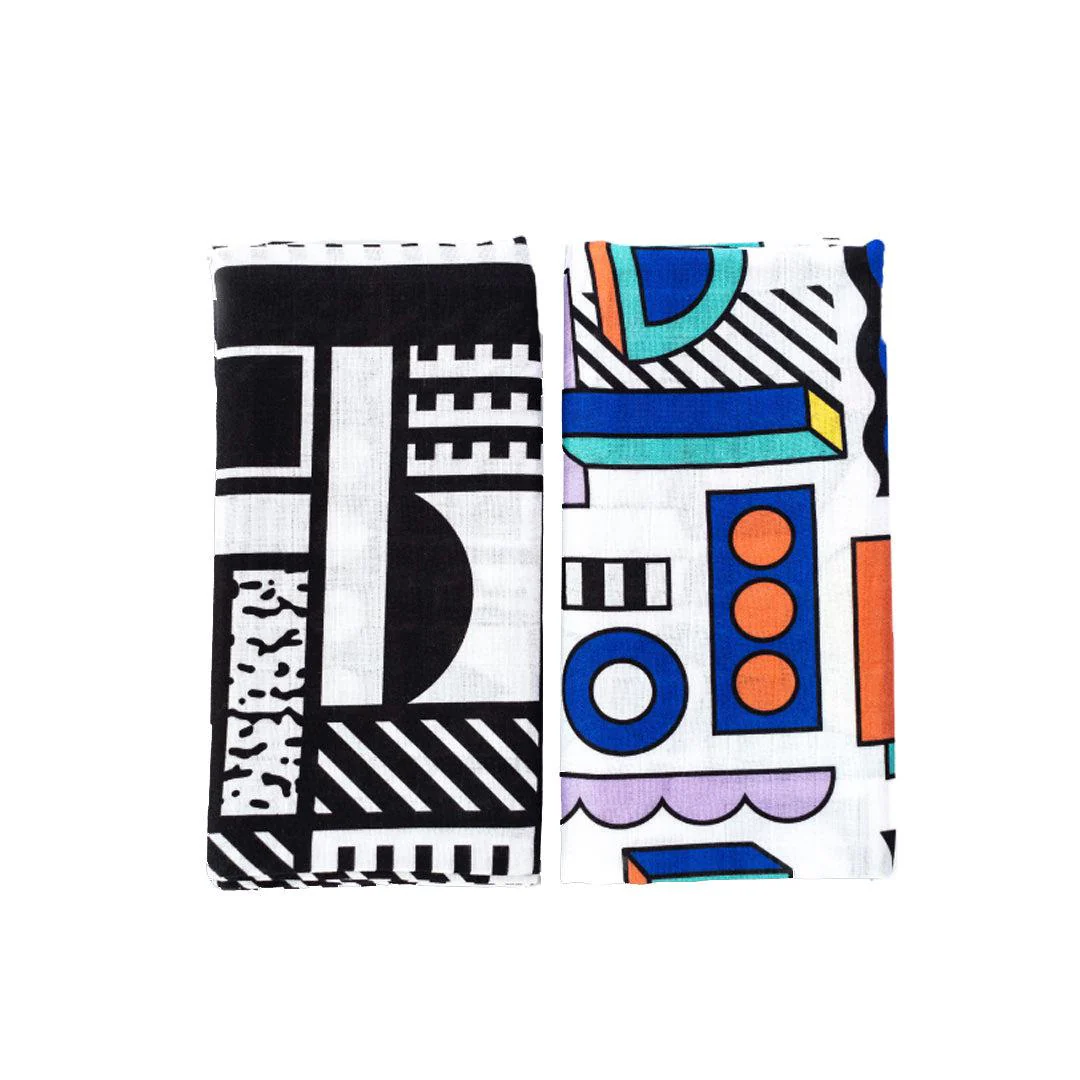 Etta Loves Muslin Squares - 2 Pack - Camille Walala
