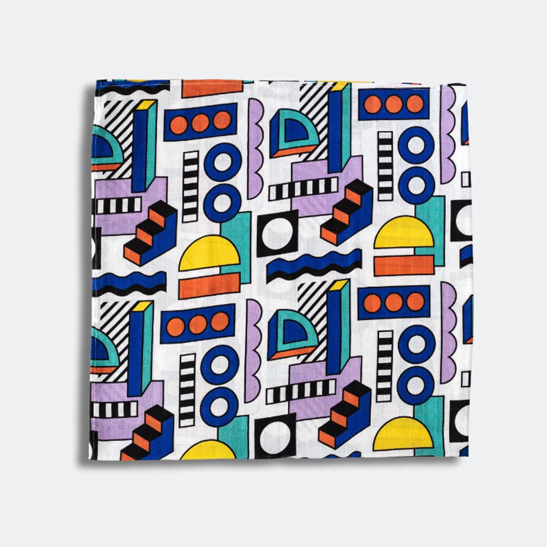Etta Loves Muslin Squares - 2 Pack - Camille Walala - Image 5